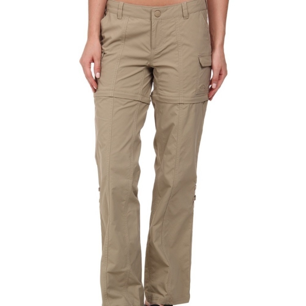 The North Face Women's Tan Paramount‎ 2 Convertible Pants 16 Gorpcore Hiking